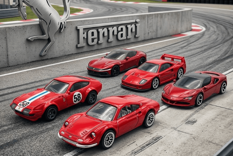 Hot Wheels 2026 Ferrari 5'li Paket