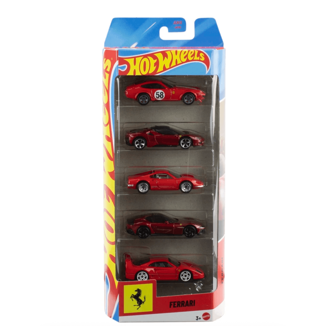 Hot Wheels 5li Ferrari Set - Model Pazarım Koleksiyon Ürünü