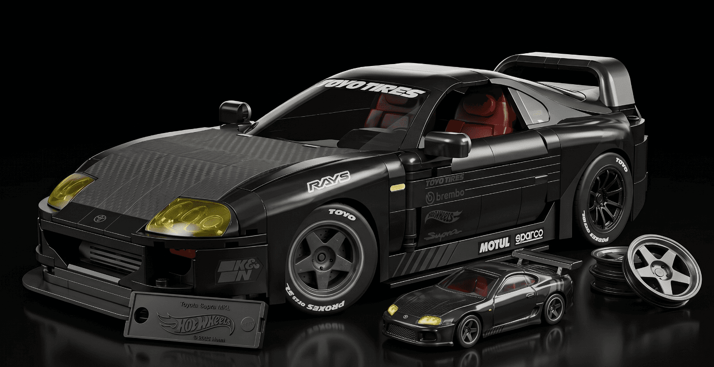 Mattel Brick Shop / Hot Wheels '94 Toyota Supra MKIV